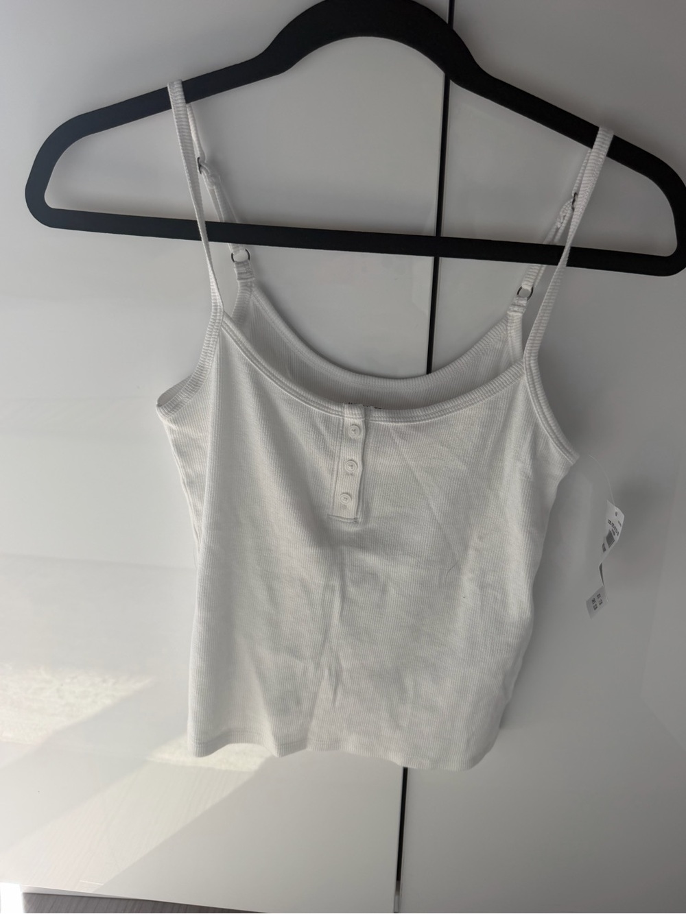 White Hollister Cropped Tank